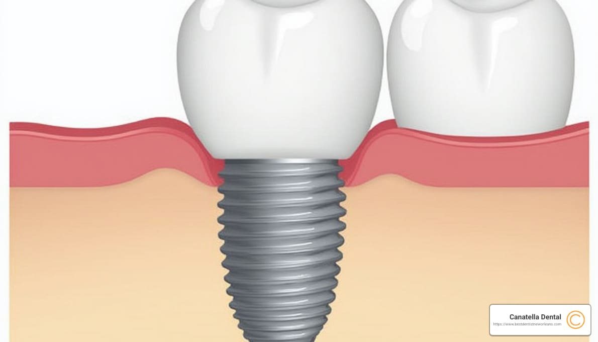 Dental implant recovery process
