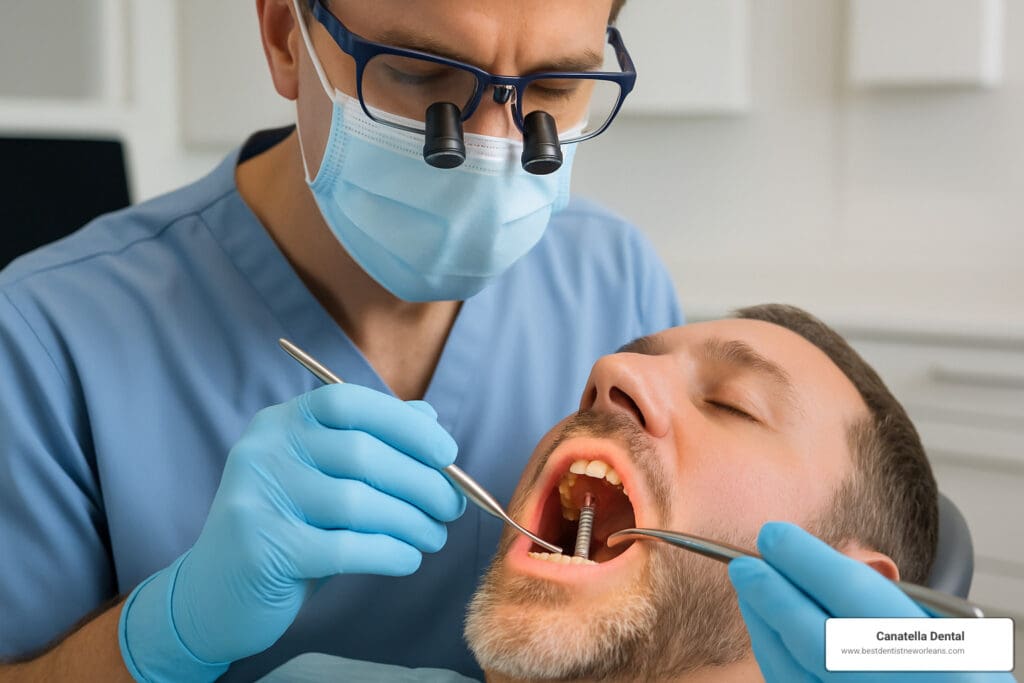 Tooth extraction and implants
